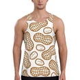 thumbnail image 1 of Rateoe Peanuts7 Pattern Sleeveless Gym Shirt Muscle Tee Breathable Workout Shirt Slim-Fit Tank Quick Dry Fit Muscle Tank Top Bodybuilding Sleeveless T Shirt-Large, 1 of 7