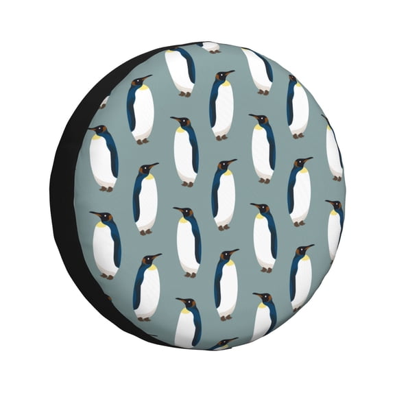 Rateoe Penguin Pattern Tire Cover Wheel Protectors Weatherproof Wheel Covers Universal Fit for Trailer Rv SUV Truck Camper Travel Trailers Accessories-16 inch