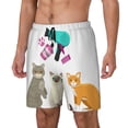 thumbnail image 1 of Rateoe Pet Care Grooming Pattern Men’s Swim Shorts with Compression Liner – Double-Layered Quick-Dry Swimwear, Comfortable & Stretchy Beach Shorts-Large, 1 of 6