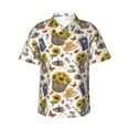 thumbnail image 1 of Rateoe Picnic Pattern Men’s Hawaiian Shirt – Short Sleeve Button-Down Tropical Beach Shirt, Lightweight & Breathable Casual Aloha Shirt with Pocket,X-Large, 1 of 7