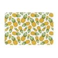 thumbnail image 1 of Rateoe Pineapple Pattern Flannel Door Mat Indoor Outdoor Entrance, Waterproof All-Weather Doormat,Fade Resistant, Low Profile Entryway Mat 16x24in, 1 of 7