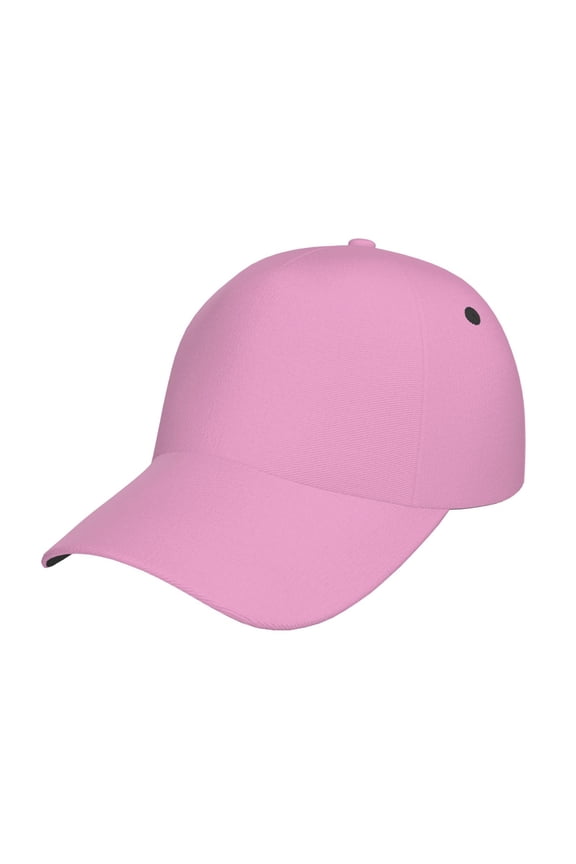Pink Pattern Mens Baseball Cap Adjustable Curved Brim Hat, Soft Cotton Sports Cap for Outdoor, Casual, and Everyday Wear, Comfortable & Breathable
