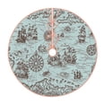 thumbnail image 1 of Rateoe Pirate Adventure Map Pattern Christmas Tree Skirt with Ties , Christmas Tree Decorations, Farmhouse Christmas Decor Xmas Holiday Decorations-30", 1 of 6