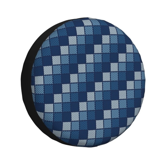 Rateoe Pixel Grid Pattern Tire Cover Wheel Protectors Weatherproof Wheel Covers Universal Fit for Trailer Rv SUV Truck Camper Travel Trailers Accessories-15 inch