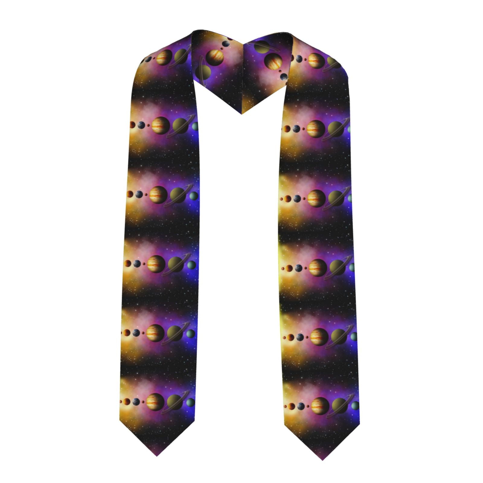 Rateoe Planets And Stars Pattern Graduation Shawl Stole – Elegant Stole ...