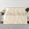 thumbnail image 1 of Rateoe Plant Pattern Flannel Throw Blanket, Ultra-soft Blanket for Bed, Couch, Car, Hypoallergenic Anti-pilling blanket-50"x40"(Horizontal), 1 of 6