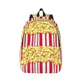 thumbnail image 1 of Rateoe Popcorn Pattern Canvas College Laptop Backpack,Travel Daypack,Durable Rucksack Travel Notebook Bag School Backpack Book Bag for Men Women-Medium, 1 of 7