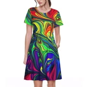 Womens Rainbow Dresses