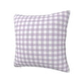 thumbnail image 1 of Rateoe Purple Checkboard Pattern Throw Pillow Cover Premium Pillow Stuffer Sham Square for Decorative Cushion Bed Couch Sofa(Pillow insert not included), 1 of 8