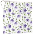 thumbnail image 1 of Rateoe Purple Chicory Shower Curtain - Fancy Bathroom Shower Curtain Sets - Waterproof Shower Curtain with Hooks with 12 Plastic Hooks 72x72 Inches, 1 of 5