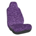 thumbnail image 1 of Rateoe Purple Glitter Print Car Seat Cover,Elastic Car Seat Protector,Washable Durable Automotive Seat Cover Car Interior Accessories, 1 of 5