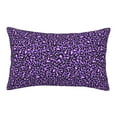 thumbnail image 1 of Rateoe Purple Leopard Pattern Pillow Covers with Invisible Zipper(Pillows are not Included) Standard Pillowcases-16"x24", 1 of 6