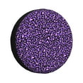 thumbnail image 1 of Rateoe Purple Leopard Pattern Tire Cover Wheel Protectors Weatherproof Wheel Covers Universal Fit for Trailer Rv SUV Truck Camper Travel Trailers Accessories-15 inch, 1 of 6