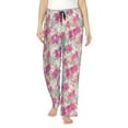 thumbnail image 1 of Rateoe Purple Watercolor Flowers Pattern Women’s Ultra-Soft Comfy Pajama Lounge Pants Sleepwear,Comfortable Lounge Wear,lightweight Pajamas, Casual Home Wear-Medium, 1 of 6