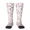 thumbnail image 1 of Rateoe Rabbit And Carrot Pattern Women’s Knee High Crew Socks,Trouser Socks Comfortable, Breathable, Moisture-Wicking and Soft, 1 of 6
