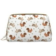thumbnail image 1 of Rateoe Rabbit And Squirrel for Travel Makeup Bag,Large Capacity Cosmetic Bags for Women,Waterproof Portable Pouch Open Flat Toiletry Bag Make up Organizer, 1 of 8