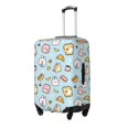 thumbnail image 1 of Rateoe Rabbit Burger Coffee Printed Luggage Cover, Suitcase Protector Fits 18-32 Inch Luggage-X-Large, 1 of 7