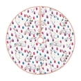 thumbnail image 1 of Rateoe Rabbit Eating Pattern Christmas Tree Skirt with Ties , Christmas Tree Decorations, Farmhouse Christmas Decor Xmas Holiday Decorations-48", 1 of 6