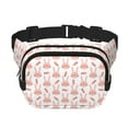 thumbnail image 1 of Rateoe Rabbit Is And Carrots Print Fanny Pack Belt Bag for Women and Men, Square Double-Layer Waterproof Waist Pack with Adjustable Strap for Hiking, Jogging, Cycling, 1 of 9