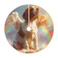 thumbnail image 1 of Rateoe Rainbow English Cocker Spaniel Pattern Christmas Tree Skirt with Ties , Christmas Tree Decorations, Farmhouse Christmas Decor Xmas Holiday Decorations-, 1 of 6
