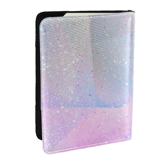 Rateoe Rainbow Pattern Passport Holder Wallet Leather Mulit-purpose Travel Wallet Credit Cards Case ,Passport Cover for Women Men-6.5 in