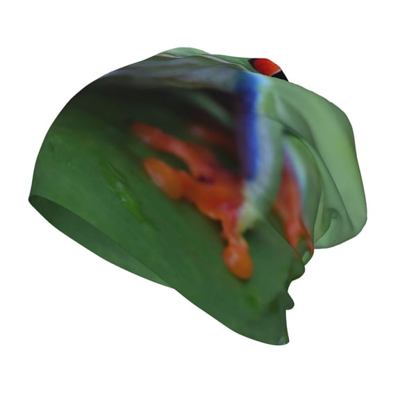 Rateoe Red-Eyed Tree Frog-1 Kids Beanie Warm Knit Beanie Hats Boys Girls Winter Hat Soft Slouchy Hats for Kids