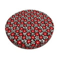 thumbnail image 1 of Rateoe Red Floral Pattern Round Bar Stool Seat Covers,Washable Stool Cushion Slipcover Elastic Bar Chair Covers for 12-14 Inch Chair -12 inch, 1 of 7