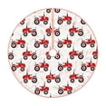 thumbnail image 1 of Rateoe Red Wheeled Tractors Pattern Christmas Tree Skirt with Ties , Christmas Tree Decorations, Farmhouse Christmas Decor Xmas Holiday Decorations-36", 1 of 6