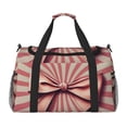 thumbnail image 1 of Rateoe Retro Bow Pattern Gym Bag for Women, Duffle Bag for Travel with Wet Pocket, Carry on Weekender Bags for Women, Water Resistant Travel Bag Duffel Bag, 1 of 7