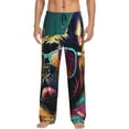 thumbnail image 1 of Rateoe Retro Bulldog Sunglasses Pattern Men’s Ultra-Soft Comfy Pajama Lounge Pants Sleepwear,Comfortable Lounge Wear,lightweight Pajamas, Casual Home Wear-X-Large, 1 of 6