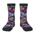 thumbnail image 1 of Rateoe Retro Cassette Music Pattern Children's Socks, Socks Gifts ,kids Crew Soft Cotton Socks , Moisture-Wicking, Durable, Ideal for Daily Wear & Sports, 1 of 5