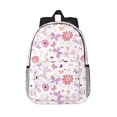thumbnail image 1 of Rateoe Retro Floral Pattern Student Backpack Water-resistant Backpack 15-inch Laptop Backpack Lightweight Adjustable School Backpack, 1 of 6