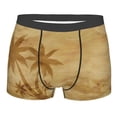 thumbnail image 1 of Rateoe Retro Palm Tree Mens Boxer Briefs Poly Spandex Performance Boxer Briefs Underwear Hem Boxer Briefs - Large, 1 of 1