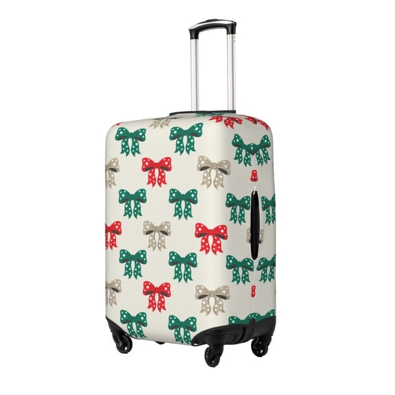 Rateoe Retro bows Printed Luggage Cover, Suitcase Protector Fits 18-32 Inch Luggage-