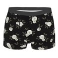 thumbnail image 1 of Rateoe Rose Flowers Mens Boxer Briefs Poly Spandex Performance Boxer Briefs Underwear Hem Boxer Briefs - Medium, 1 of 8