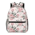 thumbnail image 1 of Rateoe Rose Flowers Pattern Casual Backpack for School, Work, Travel – Adjustable Straps, Multiple Compartments – Ergonomic Design, Fits Laptops and Tablets, 1 of 5