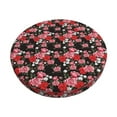 thumbnail image 1 of Rateoe Rose Flowers Pattern Round Bar Stool Seat Covers,Washable Stool Cushion Slipcover Elastic Bar Chair Covers for 12-14 Inch Chair -14 inch, 1 of 7