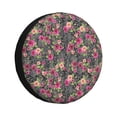 thumbnail image 1 of Rateoe Rose Mix Leopard Pattern Tire Cover Wheel Protectors Weatherproof Wheel Covers Universal Fit for Trailer Rv SUV Truck Camper Travel Trailers Accessories-15 inch, 1 of 6