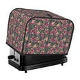 thumbnail image 1 of Rateoe Rose Mix Leopard Pattern Toaster Covers 2 Slice Wide Slot,Bread Machine Cover,Bread Dust Cover & Fingerprint Protection,Appliance Covers, 1 of 7