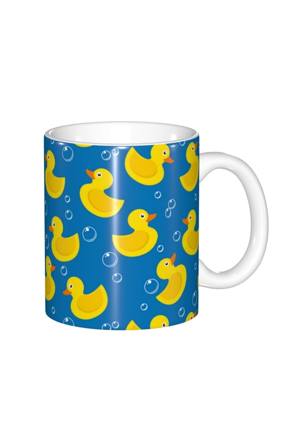 Rubber Duck Pattern Passport Holder Wallet Leather Mulit-purpose Travel Wallet Credit Cards Case ,Passport Cover for Women Men-6.5 in