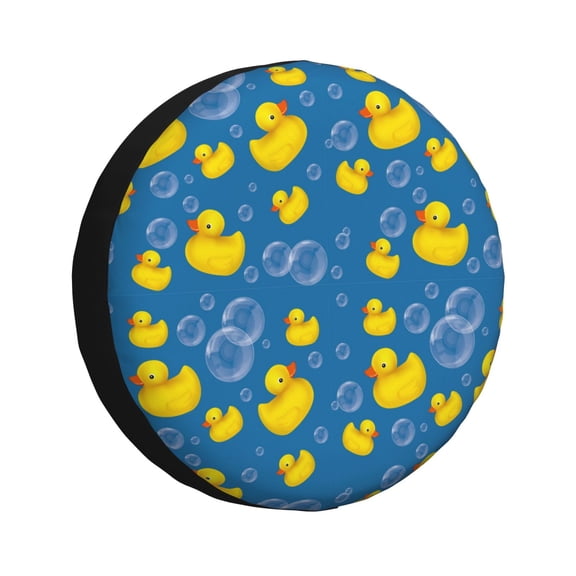 Rateoe Rubber Duck Pattern Tire Cover Wheel Protectors Weatherproof Wheel Covers Universal Fit for Trailer Rv SUV Truck Camper Travel Trailers Accessories-14 inch