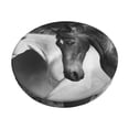 thumbnail image 1 of Rateoe Running horses Pattern Round Bar Stool Seat Covers,Washable Stool Cushion Slipcover Elastic Bar Chair Covers for 12-14 Inch Chair-12 inch, 1 of 7