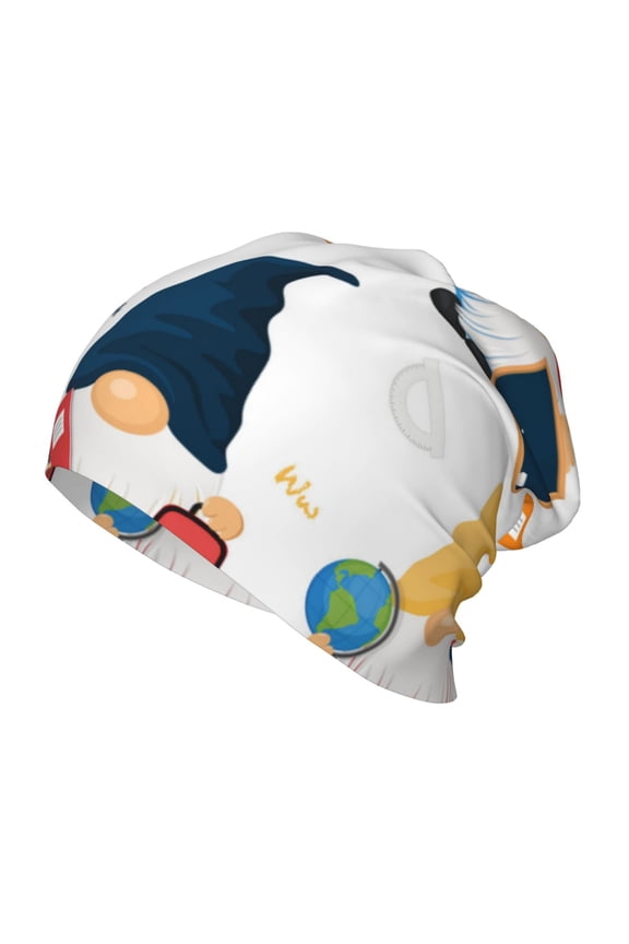 School Cute Gnomes Kids Beanie Warm Knit Beanie Hats Boys Girls Winter Hat Soft Slouchy Hats for Kids