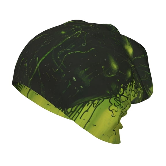 Rateoe Screaming Horror Art Kids Beanie Warm Knit Beanie Hats Boys Girls Winter Hat Soft Slouchy Hats for Kids