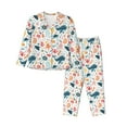 thumbnail image 1 of Rateoe Sea Life 1 Pattern Womens Pajamas Set Long Sleeve Sleepwear Button Down Nightwear Soft Cotton Pj Lounge Sets, 1 of 9