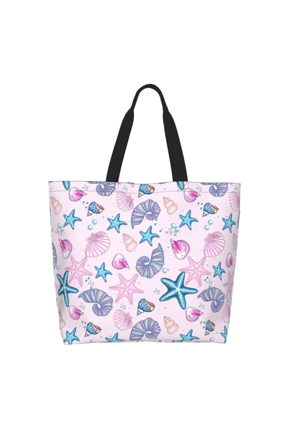 Sea Shells 3 Tote Bag - Waterproof Lightweight Handbags Travel Shoulder Bag for Hiking Yoga Gym Swimming Travel Beach