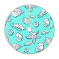 thumbnail image 1 of Rateoe Seashell And Starfish Pattern Christmas Tree Skirt with Ties , Christmas Tree Decorations, Farmhouse Christmas Decor Xmas Holiday Decorations-30", 1 of 6