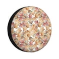 thumbnail image 1 of Rateoe Seashells Pattern Tire Cover Wheel Protectors Weatherproof Wheel Covers Universal Fit for Trailer Rv SUV Truck Camper Travel Trailers Accessories-16 inch, 1 of 6