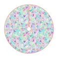 thumbnail image 1 of Rateoe Sequins Pattern Christmas Tree Skirt with Ties, Christmas Tree Decorations, Farmhouse Christmas Decor Xmas Holiday Decorations-48", 1 of 6