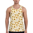 thumbnail image 1 of Rateoe Shiba Inu Sunflower Pattern Sleeveless Gym Shirt Muscle Tee Breathable Workout Shirt Slim-Fit Tank Quick Dry Fit Muscle Tank Top Bodybuilding Sleeveless T Shirt-XX-Large, 1 of 7